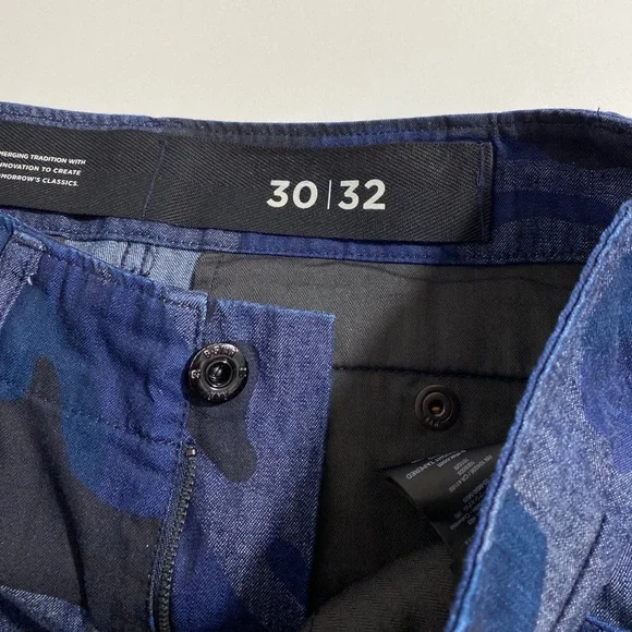 G-Star Raw Men 30 Camouflage Cargo Pants Jeans Blue